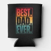 BESTE PAPA Ooit TYPOGRAFIE   Blikjeskoeler (Voorkant)