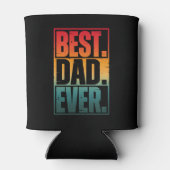 BESTE PAPA Ooit TYPOGRAFIE   Blikjeskoeler (Achterkant)