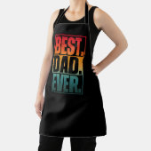 BESTE PAPA Ooit TYPOGRAFIE Schort (Insitu)