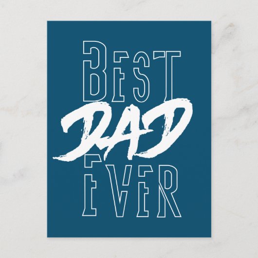 Beste Papa Ooit Uitnodiging (Voorkant)