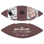 Beste papa ooit unieke leuke fotocollage american football (Panelen)