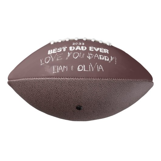 Beste papa ooit unieke leuke fotocollage american football (Gedraaid 270)