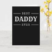 Beste papa ooit vader cool cadeau voor papa's kaart (Gele Bloem)