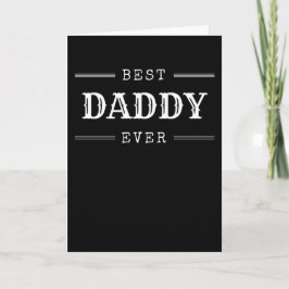 Beste papa ooit vader cool cadeau voor papa's kaart