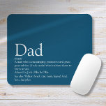 Beste Papa Ooit Vader Definitie Blauw Muismat<br><div class="desc">Personaliseer voor je speciale vader, papa of vader om een uniek cadeau te maken voor Vaderdag, verjaardagen, Kerstmis of elke dag dat je wilt laten zien hoeveel hij voor je betekent. Een ideale manier om hem te laten zien hoe geweldig hij elke dag is. Ontworpen door Thisisnotme©</div>