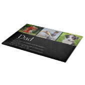 Beste Papa Ooit Vader Definitie Foto Zwart Snijplank (Hoek)