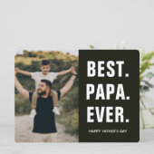 Beste. Papa. Ooit. Vaderdag (Staand voorkant)
