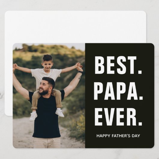 Beste. Papa. Ooit. Vaderdag (Voorkant / Achterkant)