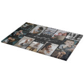 Beste papa ooit | Vaderdag 12 Fotocollage Snijplank (Hoek)