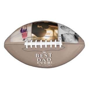 Beste Papa Ooit Vaderdag 3 Foto Collage American Football