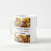 Beste papa ooit Vaderdag 5 fotocollage Koffiemok (Voorkant links)