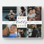 Beste papa ooit | Vaderdag 6 Foto-collage Fotoplaat (Voorkant)