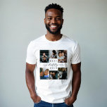 Beste papa ooit | Vaderdag 6 Foto-collage Tri-Blend Shirt<br><div class="desc">Vier Vaderdag met een geschenk dat de essentie van familiale liefde en gekoesterde herinneringen vastlegt. Ons Best Daddy Ever Photo Collage T-Shirt is voorzien van een gepersonaliseerd 6-foto collage raster, perfect voor het weergeven van uw speciale familie foto's en onvergetelijke momenten met papa. Het ontwerp is elegant vervaardigd met "Best...</div>