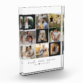 Beste papa ooit Vaderdag 9 fotocollage rooster Fotoblokken (Links)