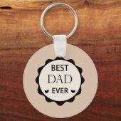 Beste Papa Ooit  Vaderdag C2025 Sleutelhanger (Voorkant)