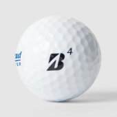 Beste Papa Ooit Vaderdag Cadeau Blauw Golfballen (Logo)
