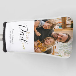 Beste papa ooit Vaderdag cadeau foto Golfheadcover