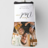 Beste papa ooit Vaderdag cadeau foto Golfheadcover (Draai 90)