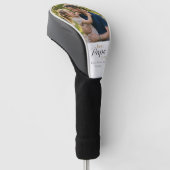 Beste Papa Ooit Vaderdag Cadeau Foto Golfheadcover (Schuin)