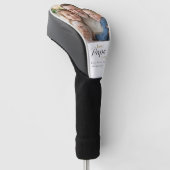 Beste papa ooit Vaderdag cadeau foto Golfheadcover (Schuin)