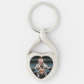 Beste Papa Ooit Vaderdag Cadeau Gepersonaliseerde  Sleutelhanger (Voorkant)