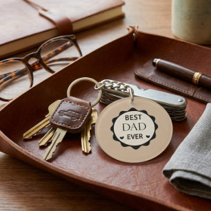 Beste papa ooit  Vaderdag cadeau-idee 2025 Sleutelhanger