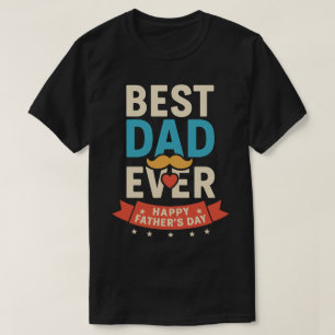 Beste papa ooit Vaderdag cadeau T-shirt voor trots