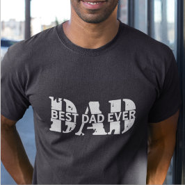 Beste papa ooit Vaderdag CHARCOAL MODERN GUY T-shirt