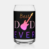 Beste papa ooit Vaderdag familie foto collage Blikvorm Glas (Achterkant)