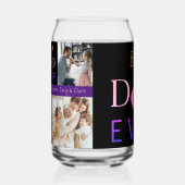 Beste papa ooit Vaderdag familie foto collage Blikvorm Glas (Links)