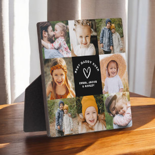 Beste papa ooit Vaderdag Foto Collage Fotoplaat