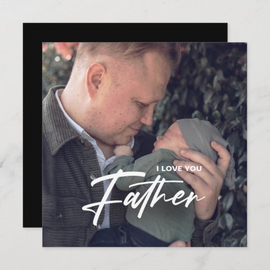 Beste papa ooit | Vaderdag Foto Gift Magnet (Voorkant / Achterkant)