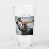 Beste. Papa. Ooit. Vaderdag Foto Glas (Achterkant)