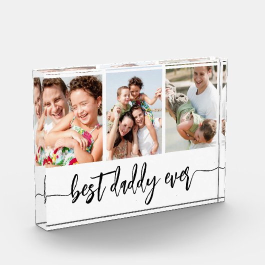 Beste papa ooit - Vaderdag fotocollage Fotoblokken (Links)