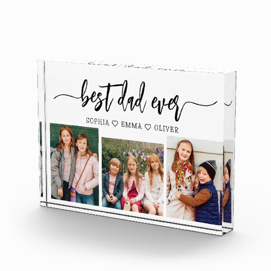 Beste papa ooit - Vaderdag fotocollage Fotoblokken (Rechts)