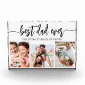 Beste papa ooit - Vaderdag fotocollage Fotoblokken (Voorkant)