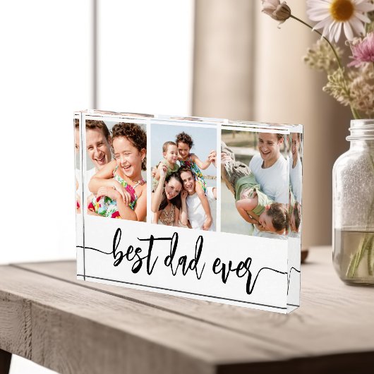 Beste papa ooit - Vaderdag fotocollage Fotoblokken