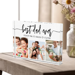 Beste papa ooit - Vaderdag fotocollage Fotoblokken