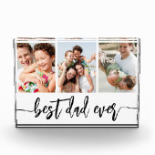 Beste papa ooit - Vaderdag fotocollage Fotoblokken (Voorkant)