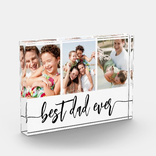 Beste papa ooit - Vaderdag fotocollage Fotoblokken (Links)