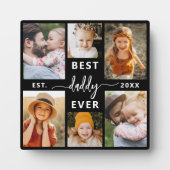 Beste papa ooit - Vaderdag fotocollage Fotoplaat (Voorkant)