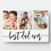 Beste papa ooit - Vaderdag fotocollage Fotoplaat (voorkant)