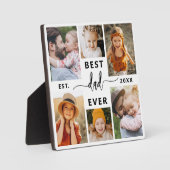 Beste papa ooit - Vaderdag fotocollage Fotoplaat (Voorkant)
