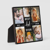 Beste papa ooit - Vaderdag fotocollage Fotoplaat (Voorkant)