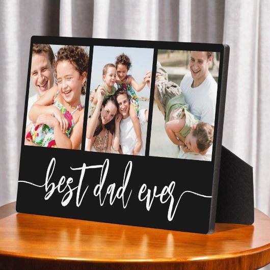 Beste papa ooit - Vaderdag fotocollage Fotoplaat