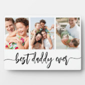 Beste papa ooit - Vaderdag fotocollage Fotoplaat (voorkant)