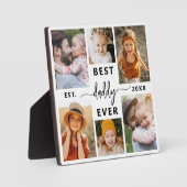 Beste papa ooit - Vaderdag fotocollage Fotoplaat (Voorkant)