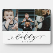Beste papa ooit | Vaderdag Fotocollage Fotoplaat (voorkant)