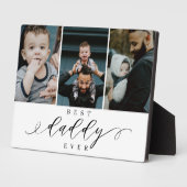 Beste papa ooit | Vaderdag Fotocollage Fotoplaat (Zijkant)