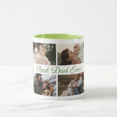 Beste papa ooit Vaderdag fotocollage koffie Mok (Midden)